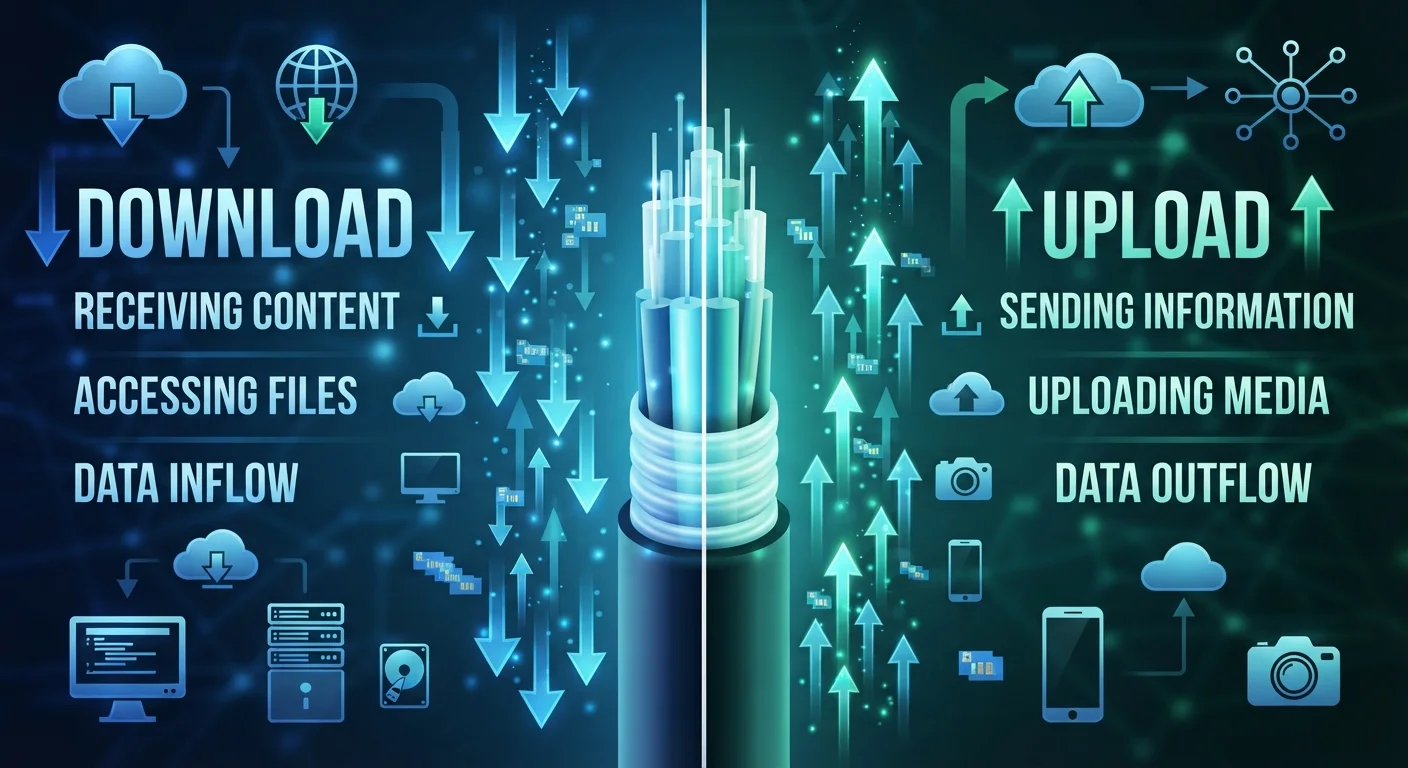 Download Speed vs. Upload Speed: What Each One Actually Affects