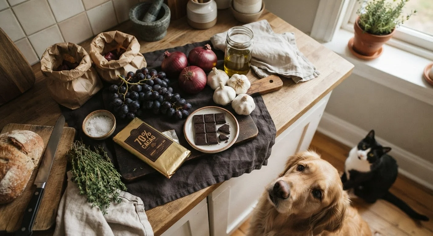 Foods That Are Toxic to Dogs and Cats: A Household Reference