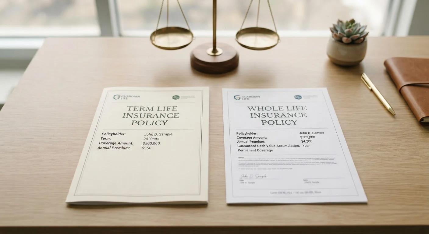 Term vs. Whole Life Insurance: Understanding the Core Trade-Offs