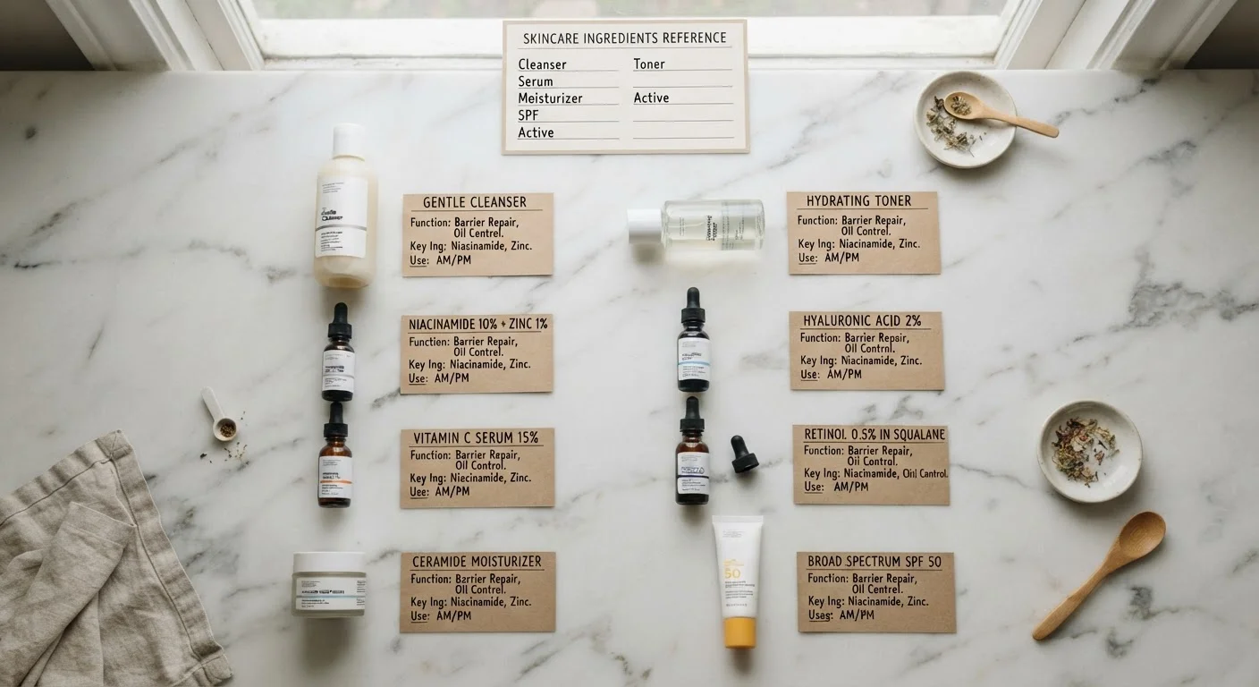 The Skincare Ingredient Glossary: A Plain-English Reference