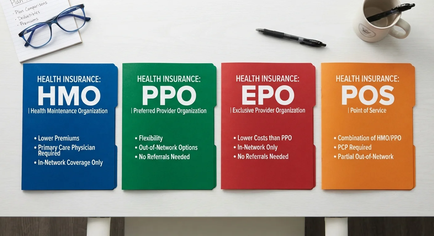 The Types of Health Insurance Plans in the U.S.: HMO, PPO, EPO, POS Explained