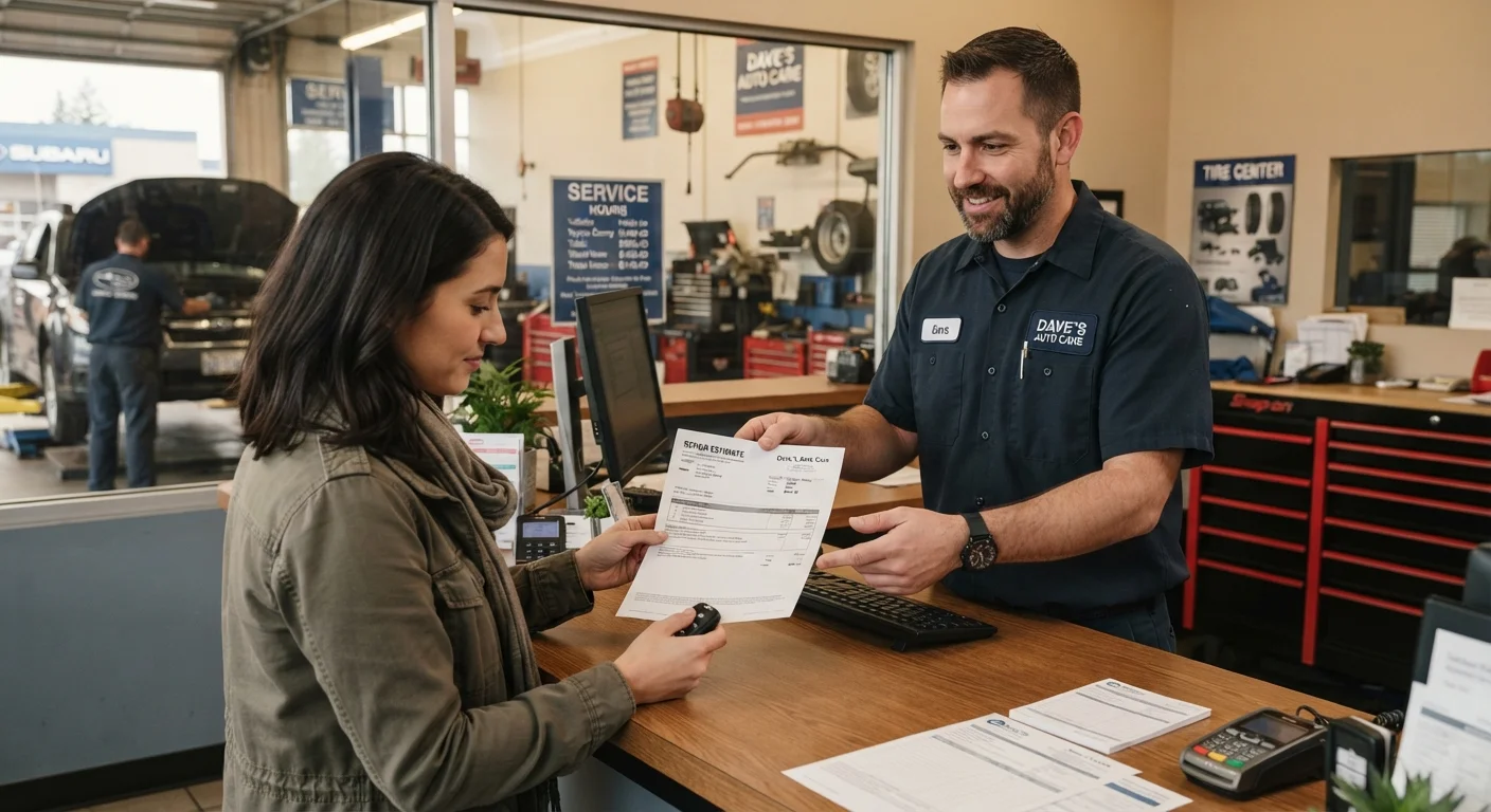 Understanding Your Mechanic's Estimate Before You Approve Any Work