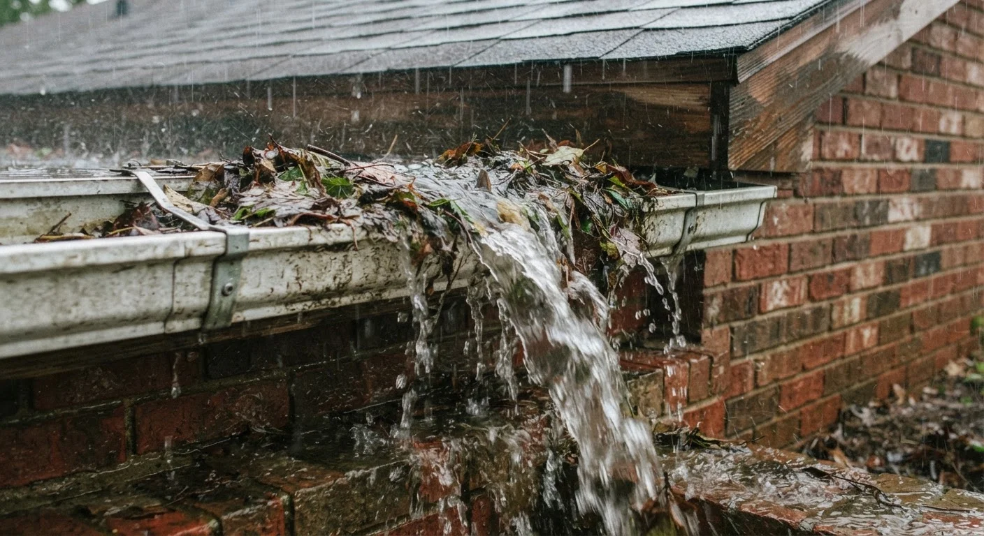 Why Gutters Fail — and What Happens to a House When They Do