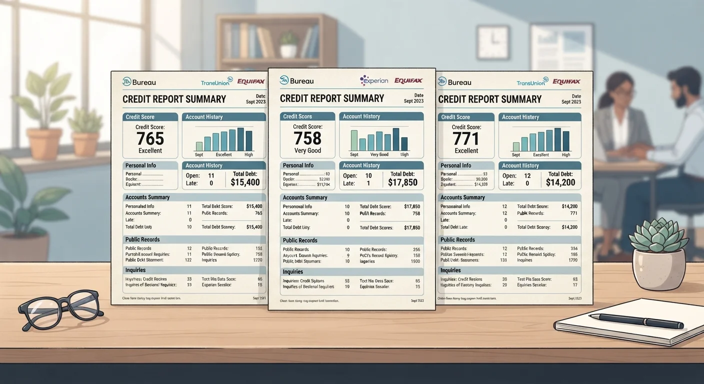 Why Your Credit Score Can Vary Across the Three Bureaus