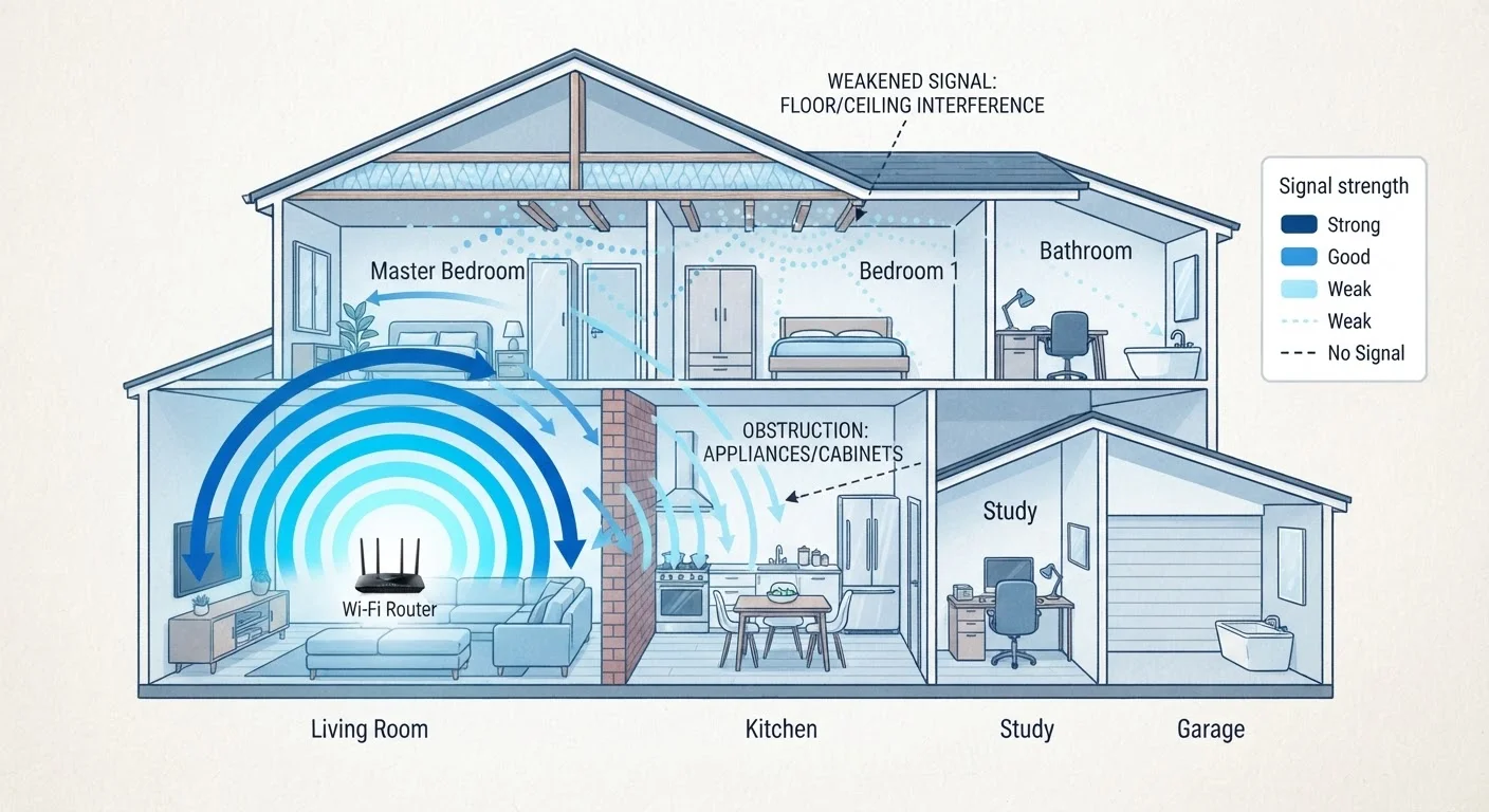 Why Your Wi-Fi Signal Drops in Certain Rooms